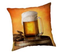 Polštářek Pivo Polyester, 40/40 cm