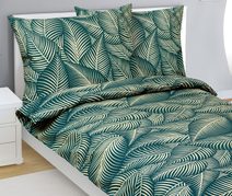 Povlečení bavlněné Zelená,Žlutá 90/979