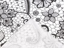 Bavlněná látka / plátno krajka METRÁŽ