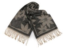 Zimní šála / pléd s třásněmi 70x185 cm