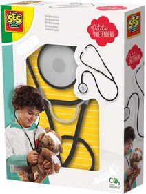 SES CREATIVE Dětský stetoskop malý doktor v krabici