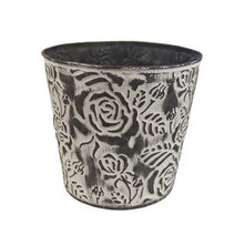 Květináč plechový K2983/2 - dia 16.5 x15 cm