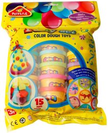 Modelína barevná velká kreativní párty sada 15 kelímků v sáčku