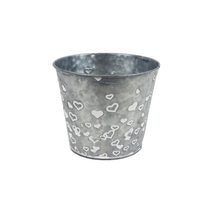 Květináč plechový K4274/1 - dia 12 x 10 cm