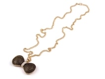 Kovový náhrdelník s mašličkou
