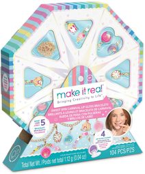 MAKE IT REAL Sweet Spin Carnival kreativní set výroba náramků s lesky na rty