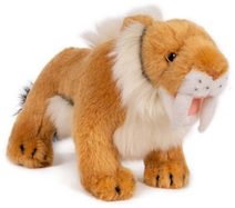 PLYŠ Tygr šavlozubý 27cm hnědý *PLYŠOVÉ HRAČKY*