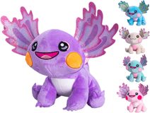 PLYŠ Axalotl 28cm sedící 5 barev *PLYŠOVÉ HRAČKY*