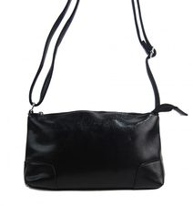 Podélná menší dámská crossbody kabelka H0515 černá