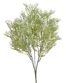 Umělá tráva broom bloom 37 cm - bílá