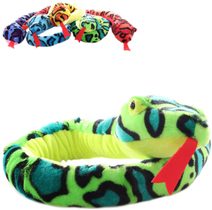 PLYŠ Had barevný cizokrajný 105cm 5 barev *PLYŠOVÉ HRAČKY*