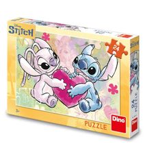 DINO Puzzle 24 Stitch: love story 24 dílků