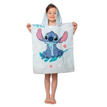 Plážová osuška pončo Lilo and Stitch Blue 50x115 cm