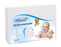 Dětské JERSEY prostěradlo Bílá 001