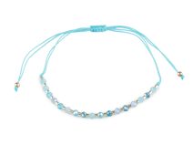 Náramek shamballa broušené korálky s AB efektem