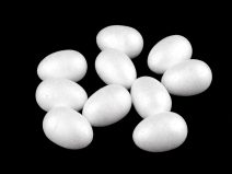 Vejce 3,5x5cm polystyren 10 kusů