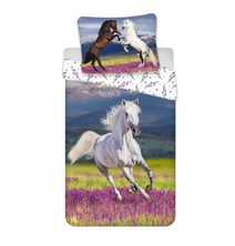 Povlečení Kůň Meadow bavlněné 140/200, 70/90 cm