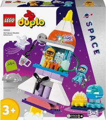 LEGO DUPLO Vesmírné dobrodružství s raketoplánem 3v1 10422