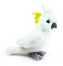 Plyšový papoušek kakadu 17 cm
