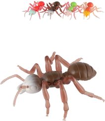 Mravenec zvířátko antistresové strečové pevné tělo plast/silikon 4 barvy