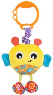 PLAYGRO PLYŠ Baby včelka na natažení vibrační pro miminko