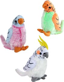 PLYŠ Pták papoušek 20cm 3 druhy *PLYŠOVÉ HRAČKY*