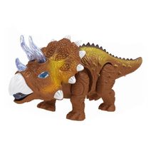 Dinosaurus chodící se zvukem a světlem - Triceratops