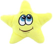 PLYŠ Hvězdička baby 22cm veselá s obličejem *PLYŠOVÉ HRAČKY*