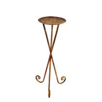 Svícen kovový K1006 - 15 x 15 x 45 cm