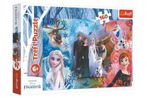 Puzzle Ledové království II/Frozen II 160 dílků 41x27,5cm v krabici