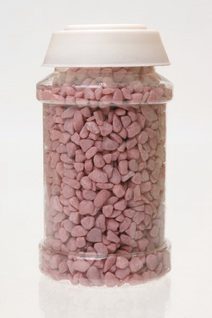 Barevné dekorační kamínky 500 g růžová světlá