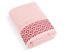 Froté ručník a osuška kolekce Krajka - 50x100 cm Růžová