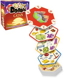 ASMODEE Hra postřehová Dobble Catan CZ *SPOLEČENSKÉ HRY*