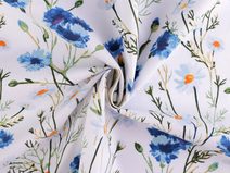 Bavlněná látka / plátno květy