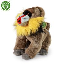Plyšová opice mandril 28 cm