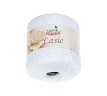 Příze Lasie Bílá 120 50g / 150 m
