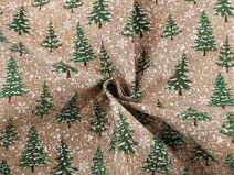 Vánoční dekorační metráž stromeček METRÁŽ