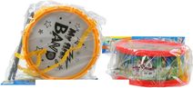 Bubínek velký dětský 21cm set se 2 paličkami v sáčku 2 barvy
