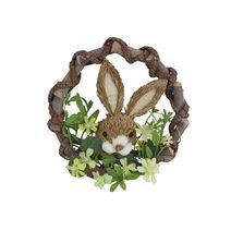 Velikonoční věnec se zajíčkem P2242 - dia 23 × 9 cm