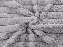 Kožešina s pruhy / imitace činčily METRÁŽ