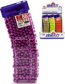 Kuličky náhradní barevné 6mm do pistole kulličkovky set 800ks v dóze 4 barvy