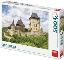 Puzzle Hrad Karlštejn foto 500 dílků 47x33cm skládačka v krabici