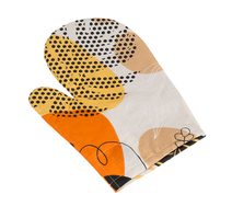 Kuchyňská chňapka - 28x18 cm Oblázky oranžová