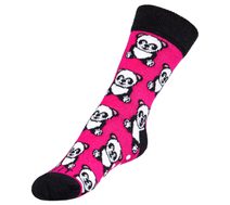 Ponožky dětské Panda - 30-34 růžová