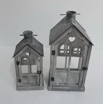 Dřevěná lucerna D7210/A - výška 43 cm