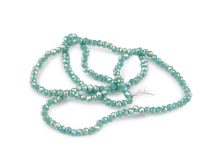 Skleněné korálky broušené ohňovky 3 mm na drátku