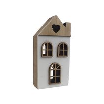 Dekorace domeček D6395/1 - 7 × 3 × 14 cm