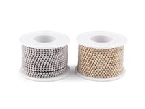 Perlový prýmek / borta šíře 2,5 mm METRÁŽ