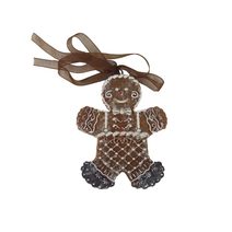 Dekorace Perníček k zavěšení X7414 - 6.5 × 1.5 × 8.5 cm