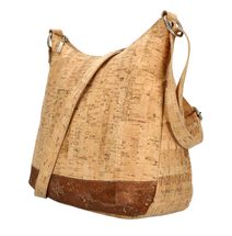 Korková crossbody dámská kabelka střední velikosti MSR14 hnědá